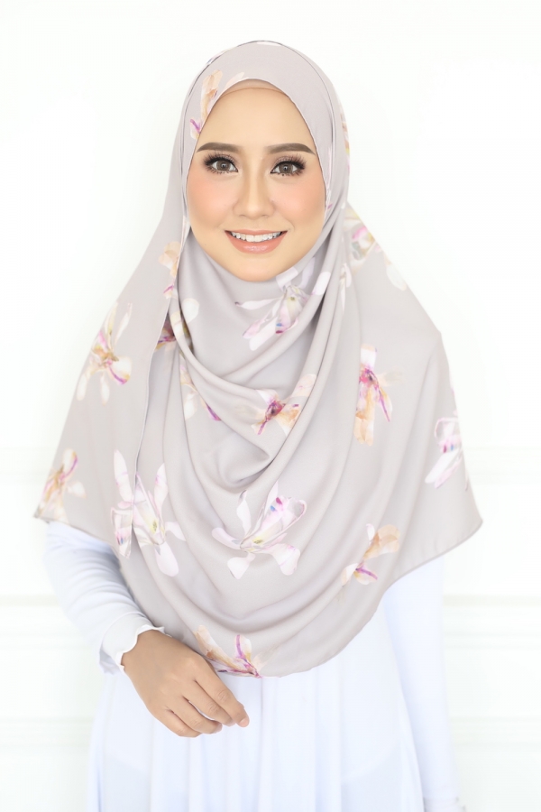 Classic Premium Floral Grey