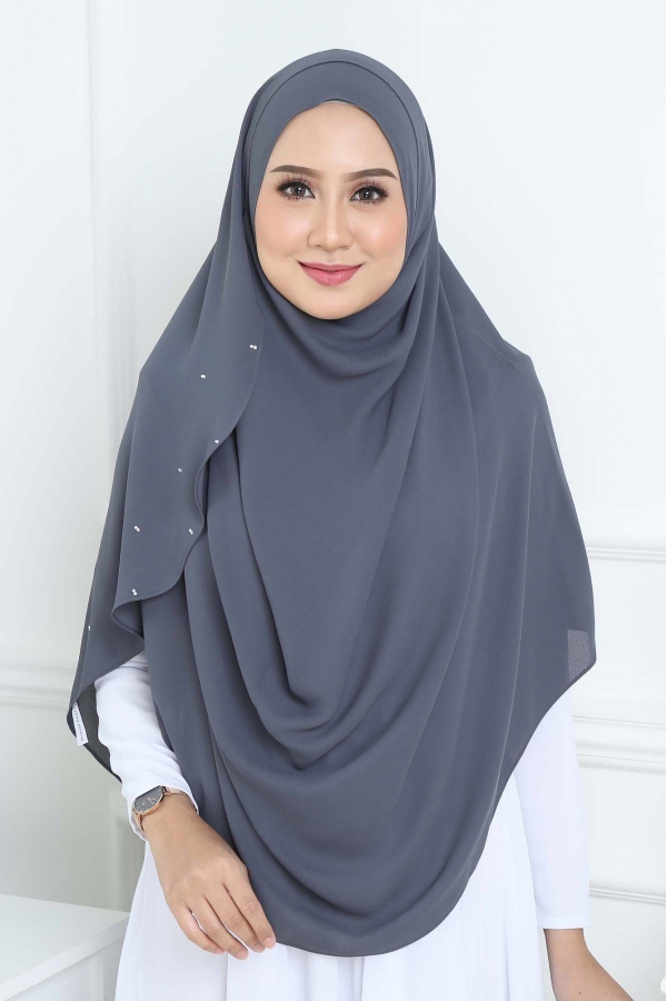 Big Swarovski Steel Grey