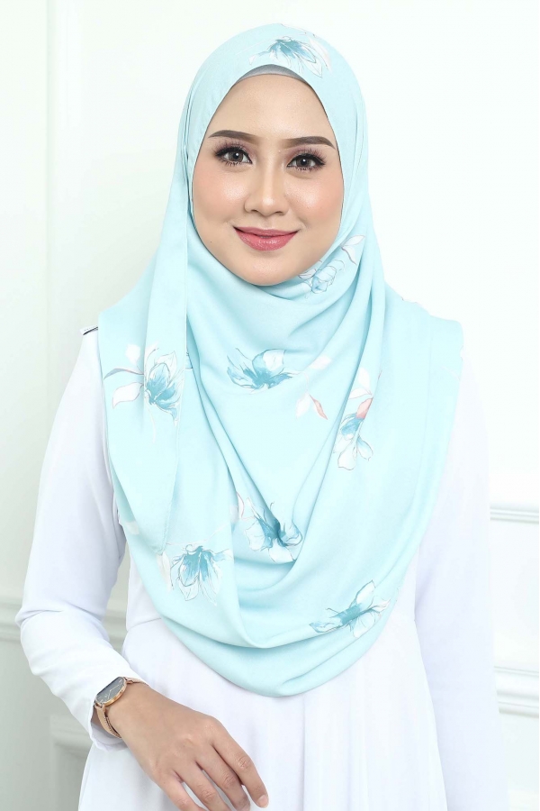 Classic Premium Floral Aqua