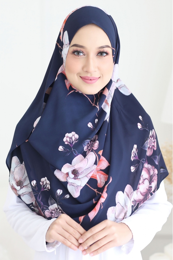 MK Basic Premium Floral Dark Blue